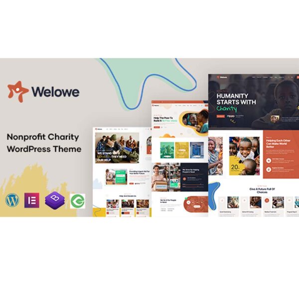 Welowe - Nonprofit Charity WordPress Theme