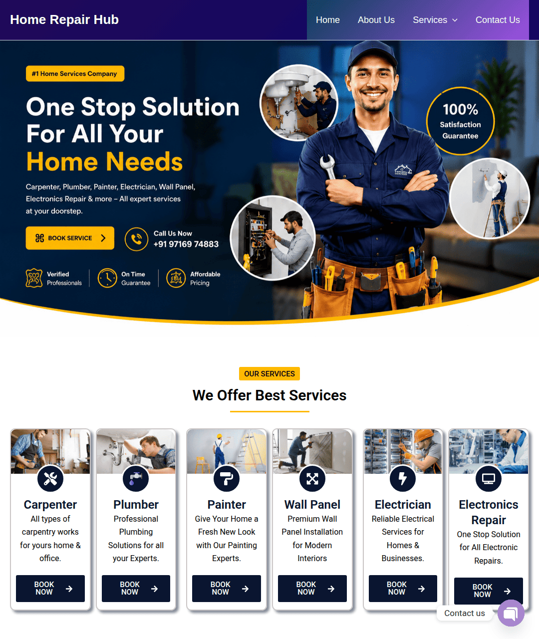 Home Fix Experts Website