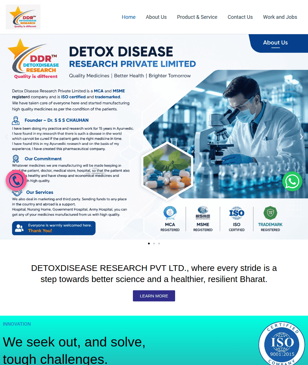Detox Disease Research Website